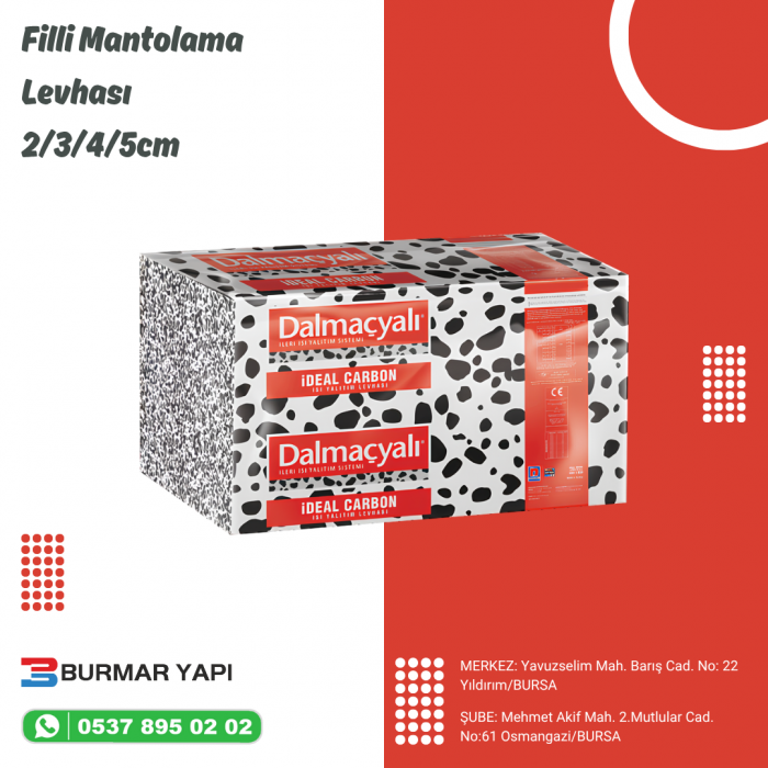 Filli Mantolama Strafor Köpük Fiyatları Bursa