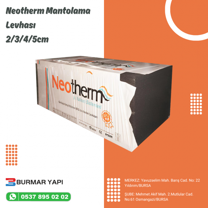 Neotherm Mantolama Strafor Köpük Fiyatları Bursa
