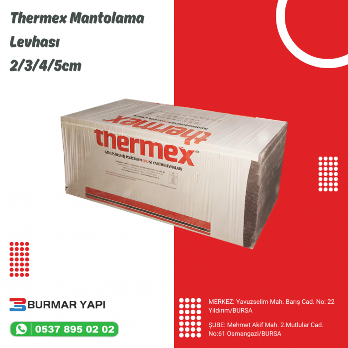 Thermex Mantolama Strafor Köpük Fiyatları Bursa