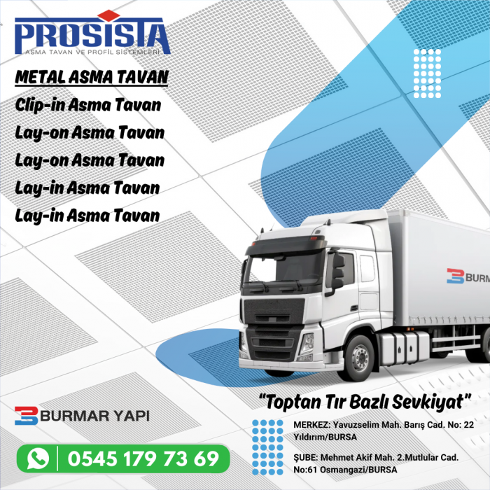 Sakarya Metal Asma Tavan Fiyatları Sakarya Metal Asma Tavan Fiyatları